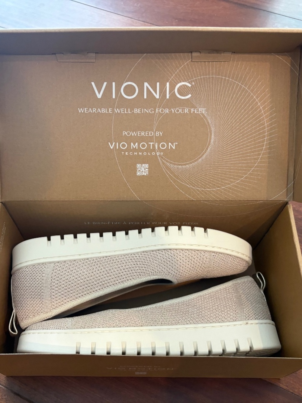 Hard to Find Vionic Uptown Summer Knit Shoes in Cameo Rose